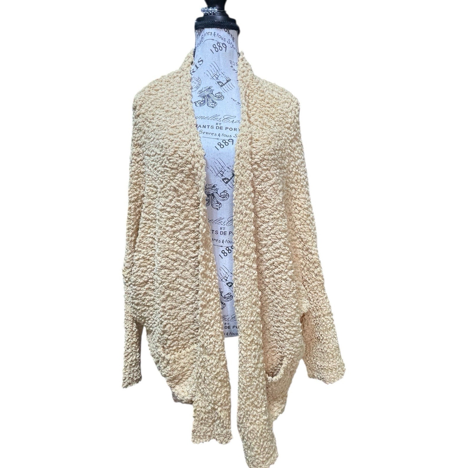 Hayden Los Angeles 1x / 2x Yellow Chunky Knit Cardigan - New With Tags